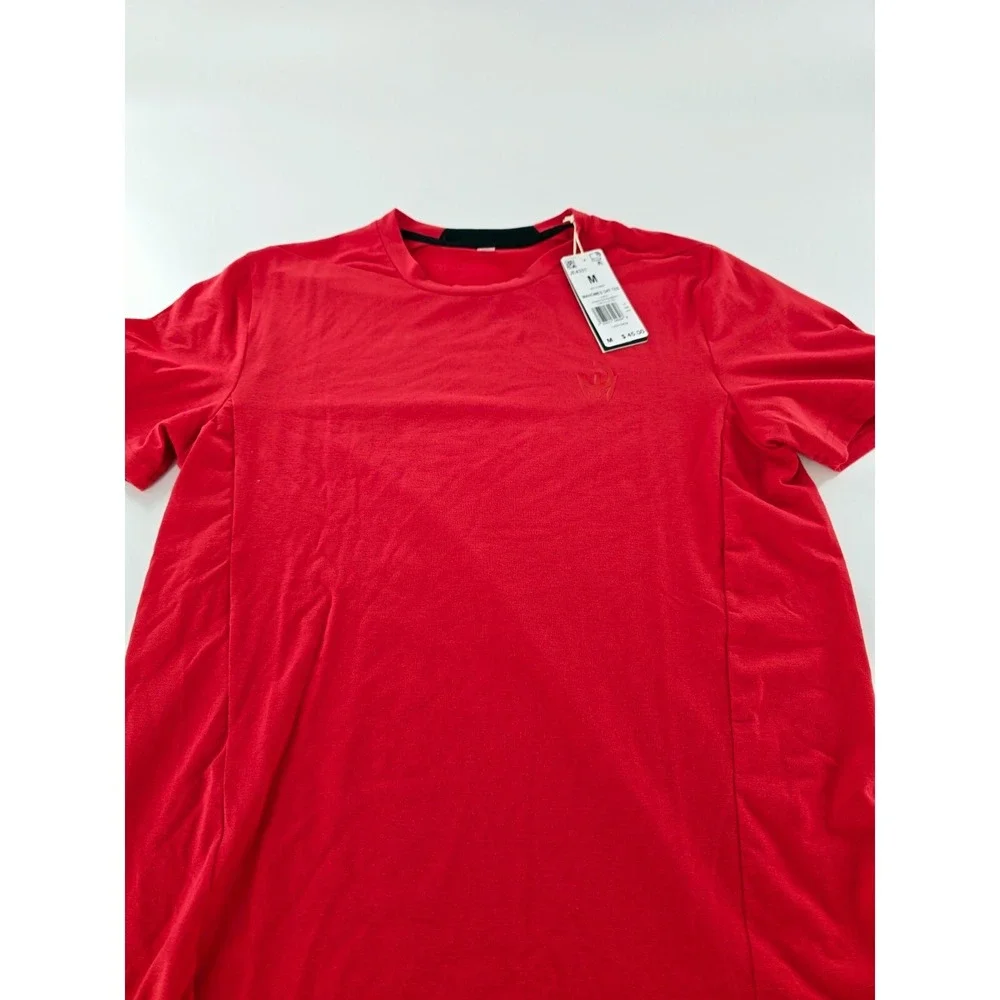 New Adidas Patrick Mahomes D4T Performance‎ Training TShirt Mens Sz Medium Red